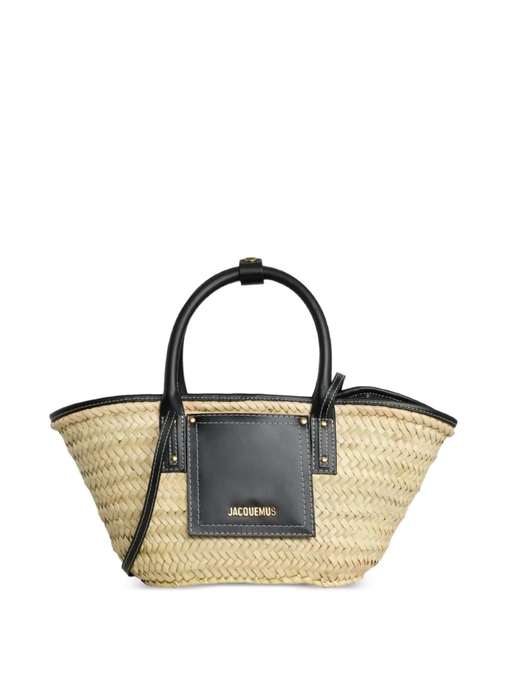 Jacquemus The Small Soli woven beach bag - Neutrals