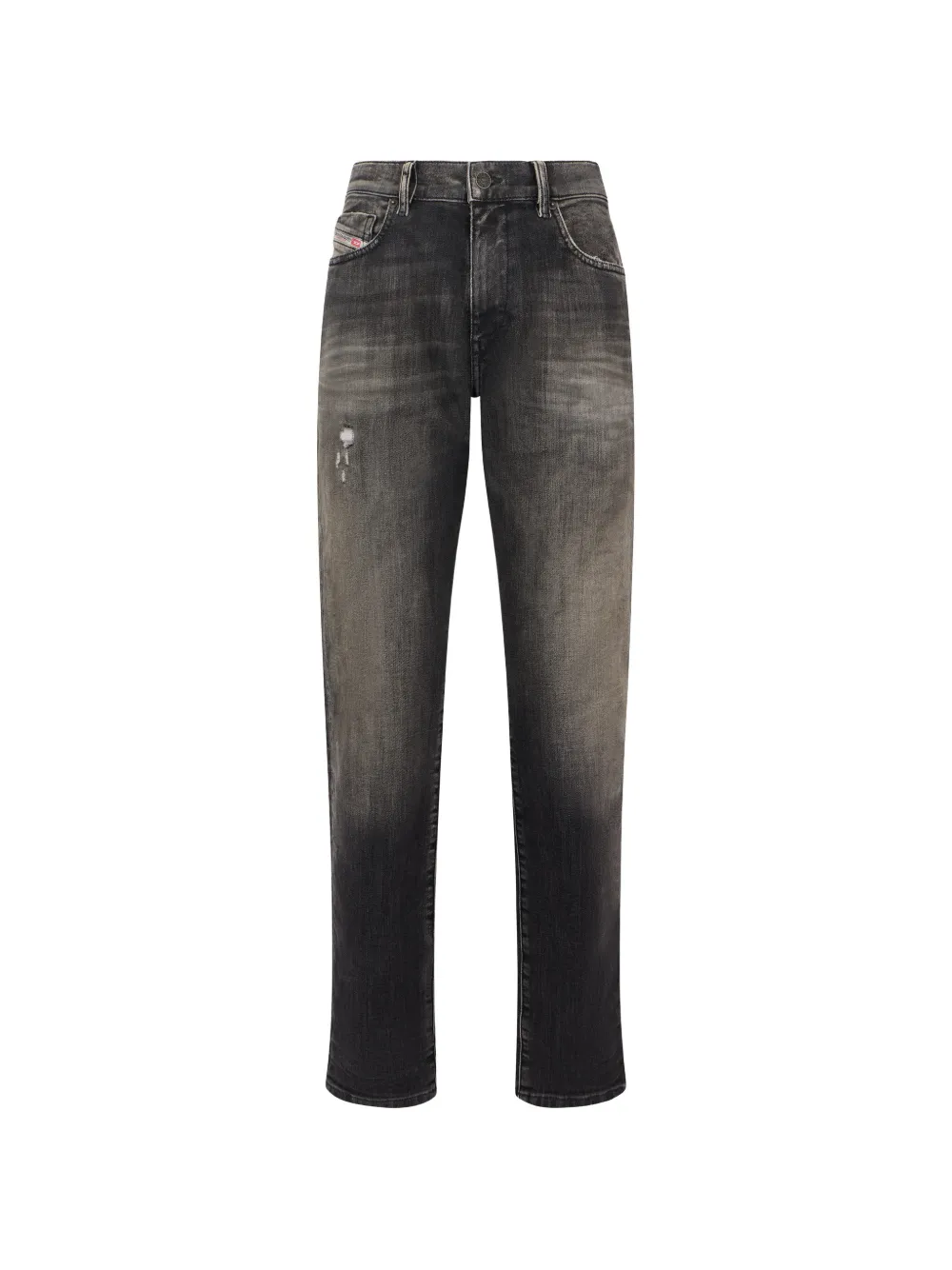 Diesel faded-effect distressed jeans - Grigio