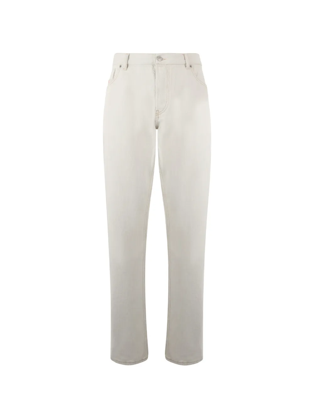 Diesel high-waisted straight-leg jeans - Bianco