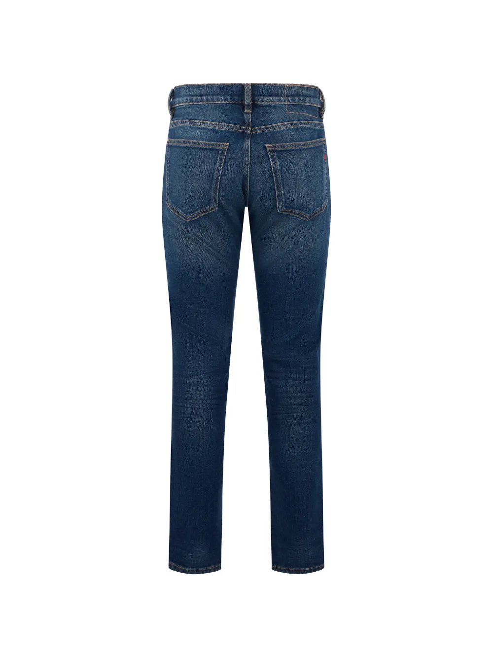 Diesel Straight jeans met vervaagd effect Blauw