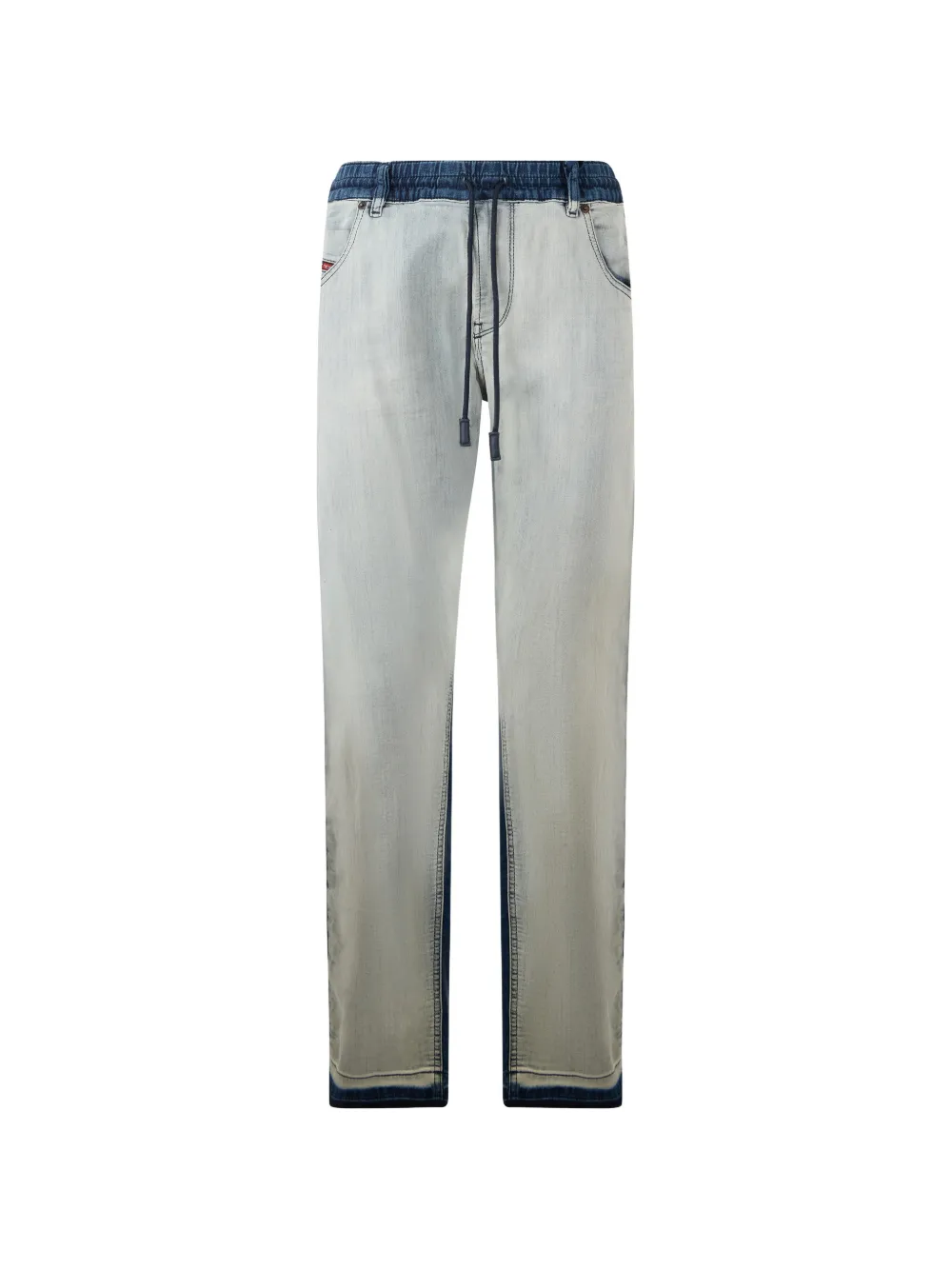 Diesel elasticated-waist drawstring jeans - Blu