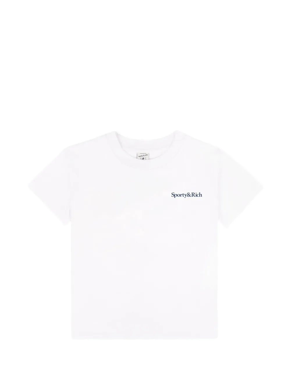 SPORTY & RICH KIDS Drink More Water oversized T-shirt - Bianco