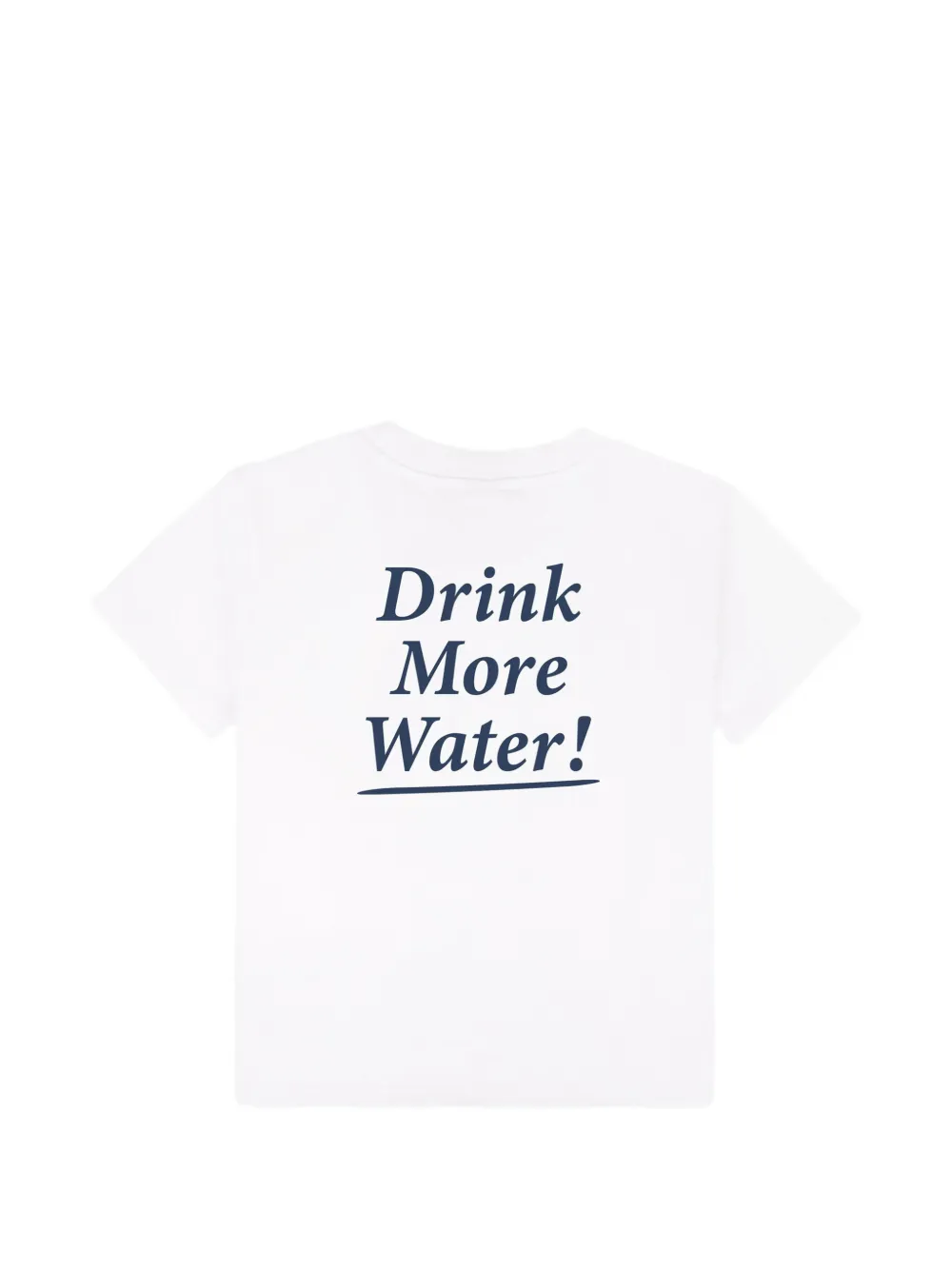 SPORTY & RICH KIDS Drink More Water oversized T-shirt Wit