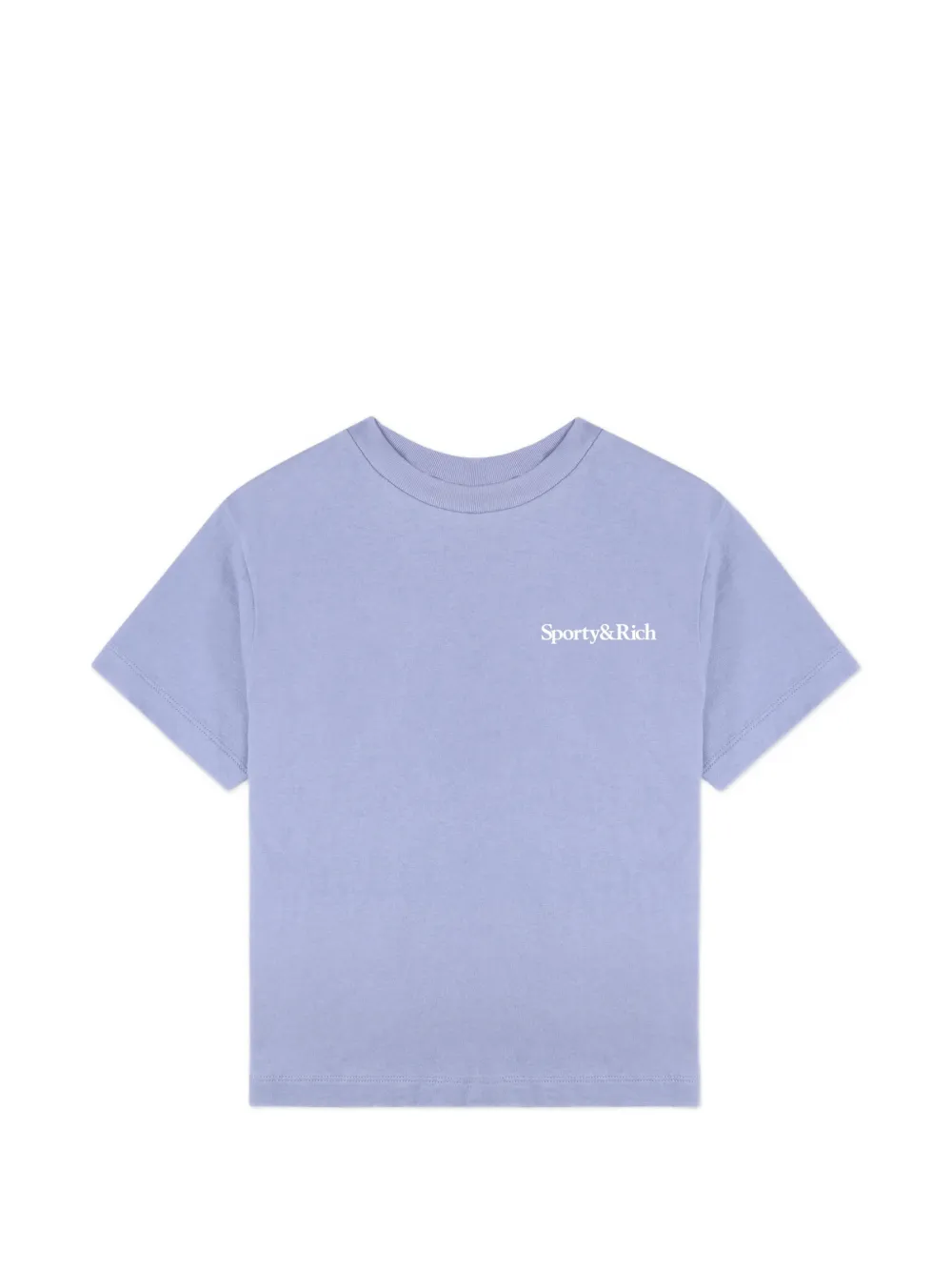 SPORTY & RICH KIDS logo-print cotton T-shirt - Blu
