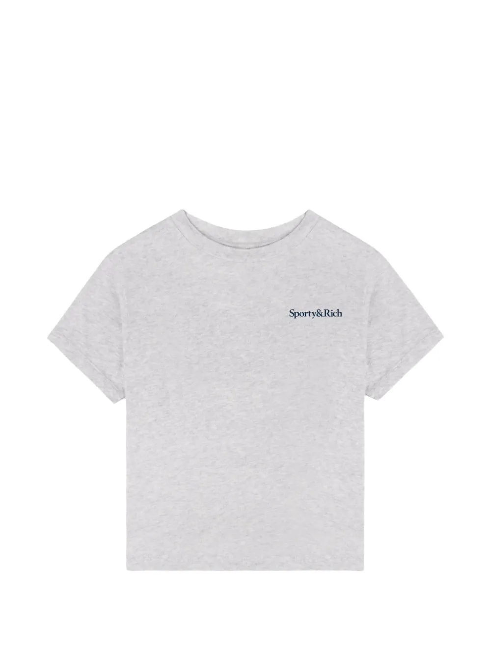SPORTY & RICH KIDS logo-print T-shirt - Grigio