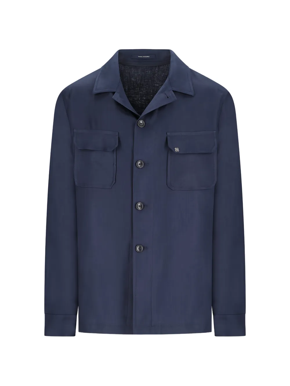Tagliatore flap-pocket button-up shirt jacket - Blu