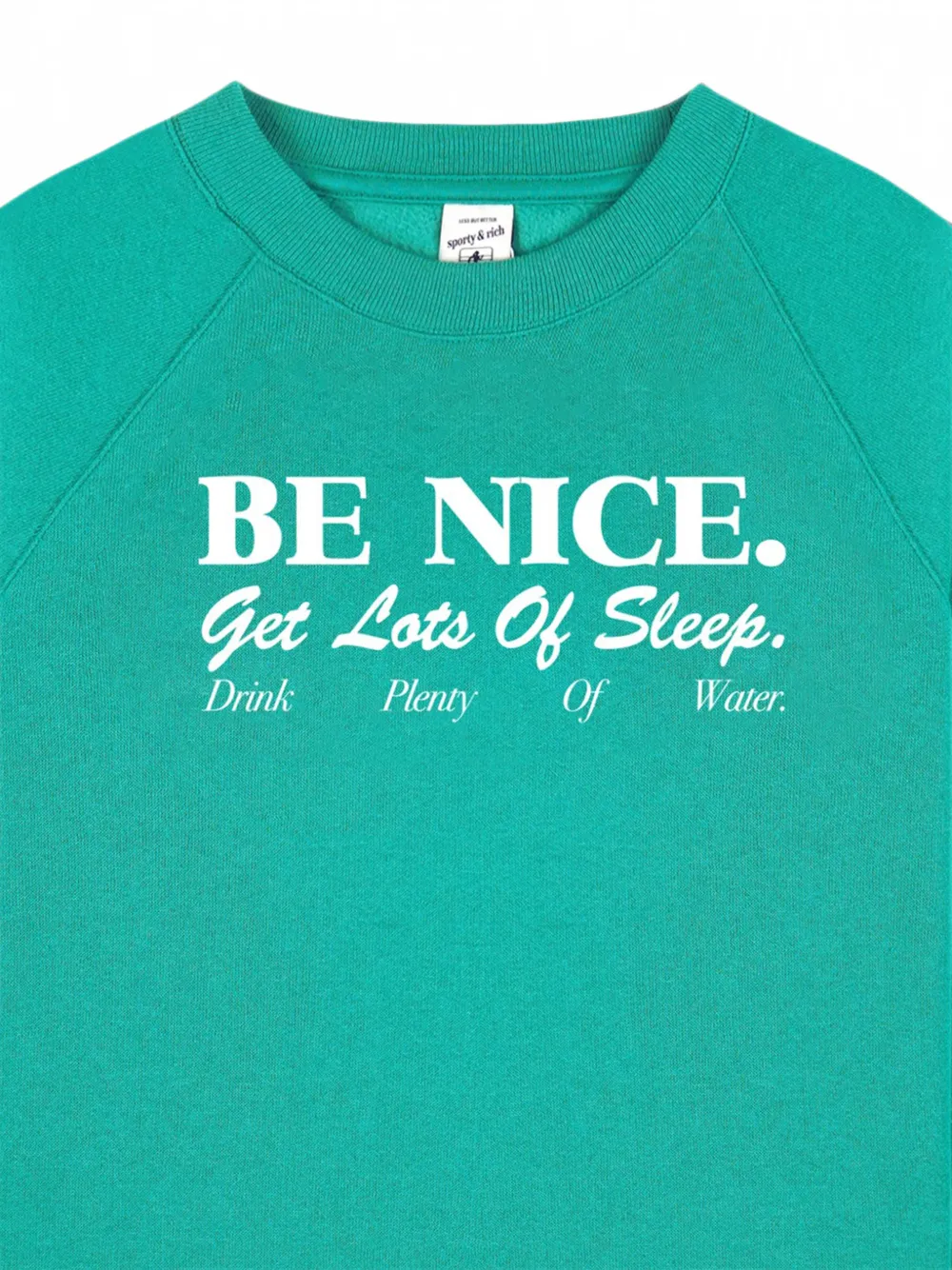 SPORTY & RICH KIDS Sporty & Rich Be Nice sweater Groen