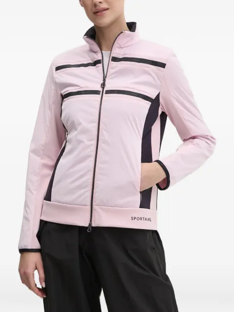 Sportalm logo-tape zip-up jacket