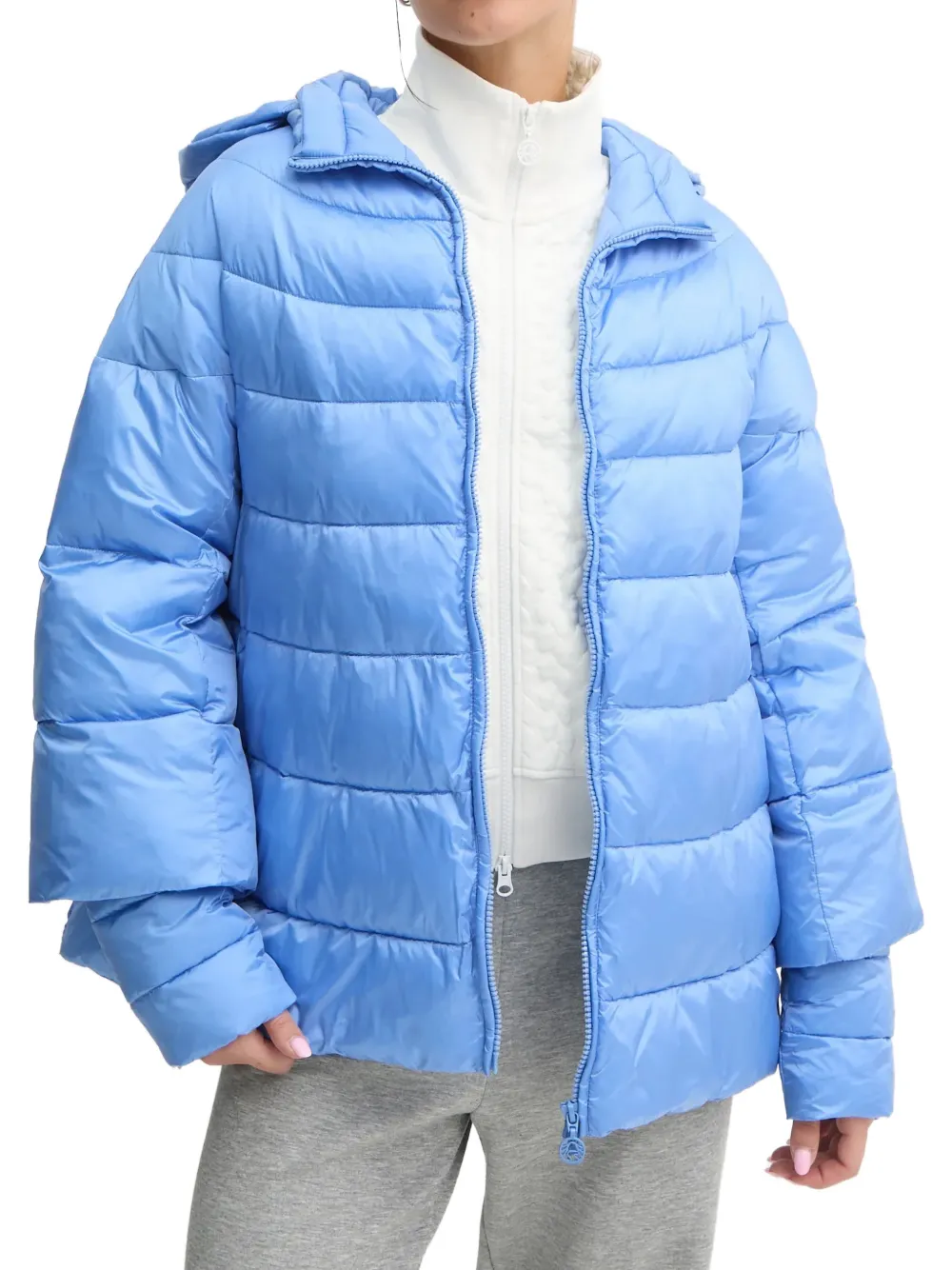 Sportalm quilted hooded jacket - Blu