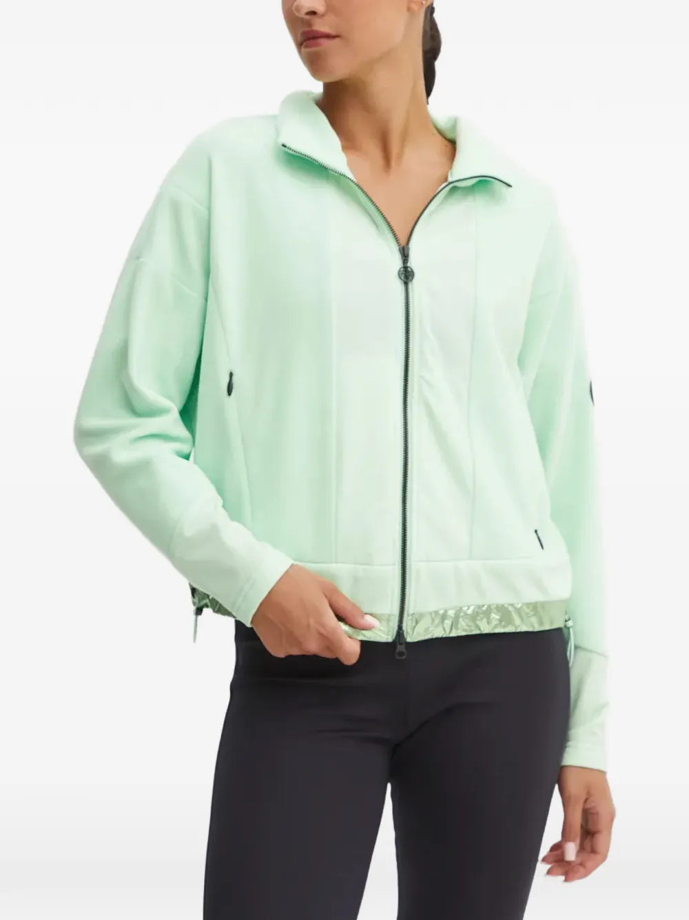 Sportalm logo-patch metallic-trim jacket - Grün