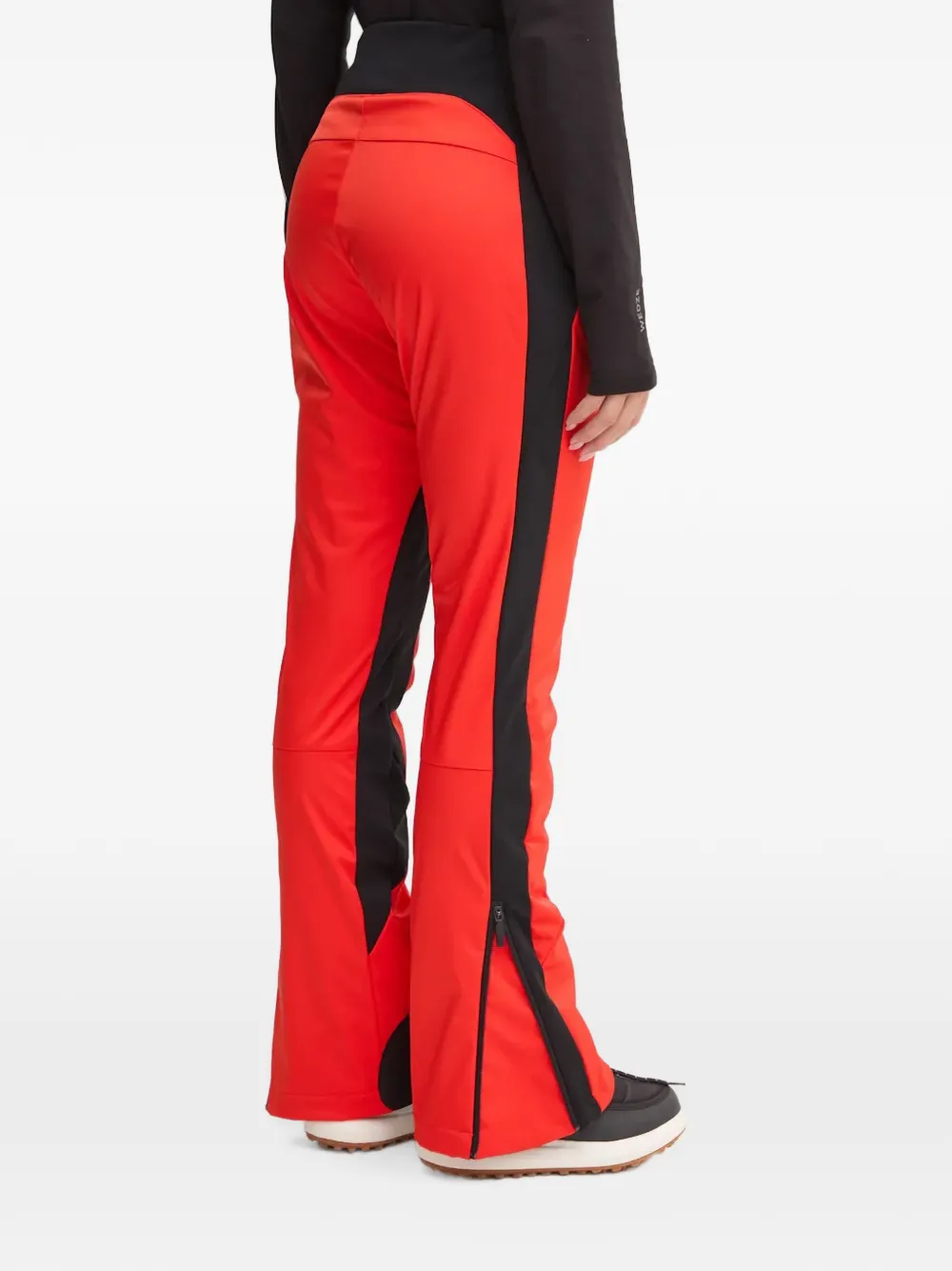 Sportalm Skibroek met vlakken en rits Rood