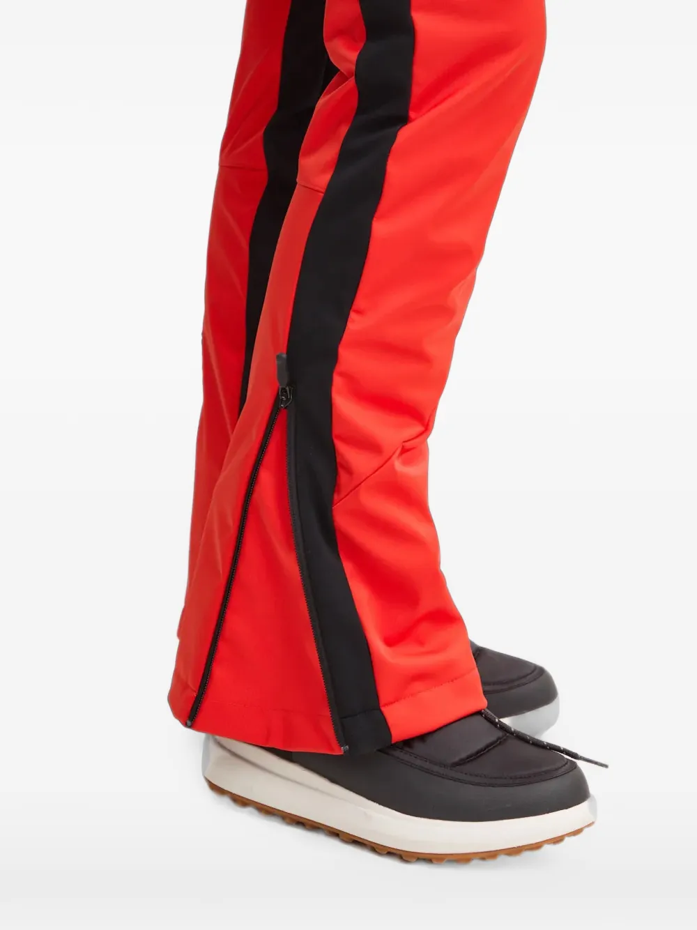 Sportalm Skibroek met vlakken en rits Rood