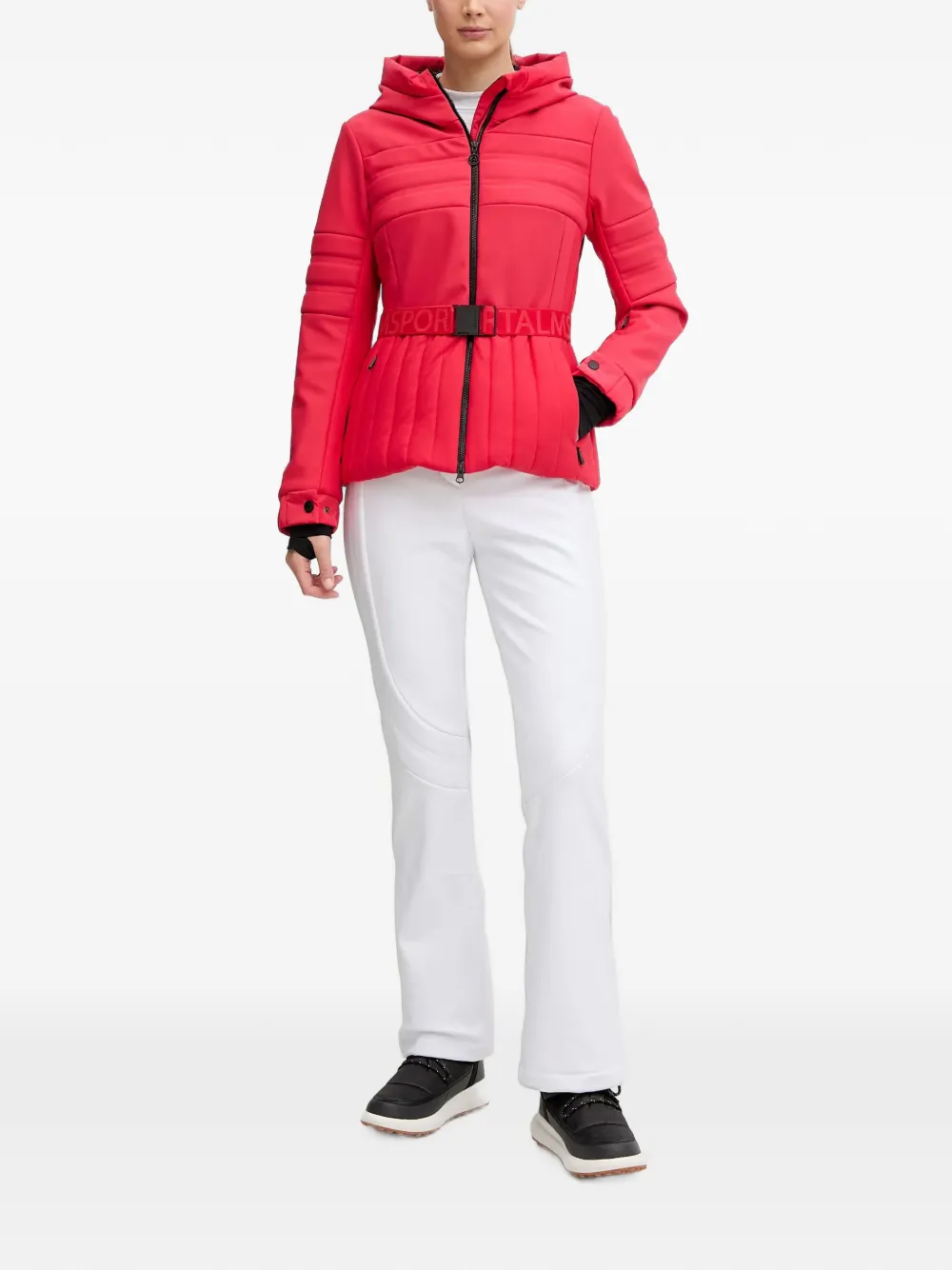 Sportalm Skibroek met vlakken en ritsdetail Wit