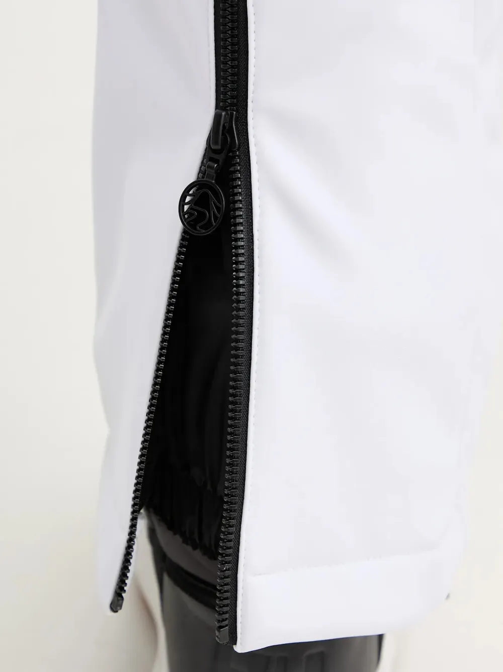 Sportalm Skibroek met vlakken en ritsdetail Wit
