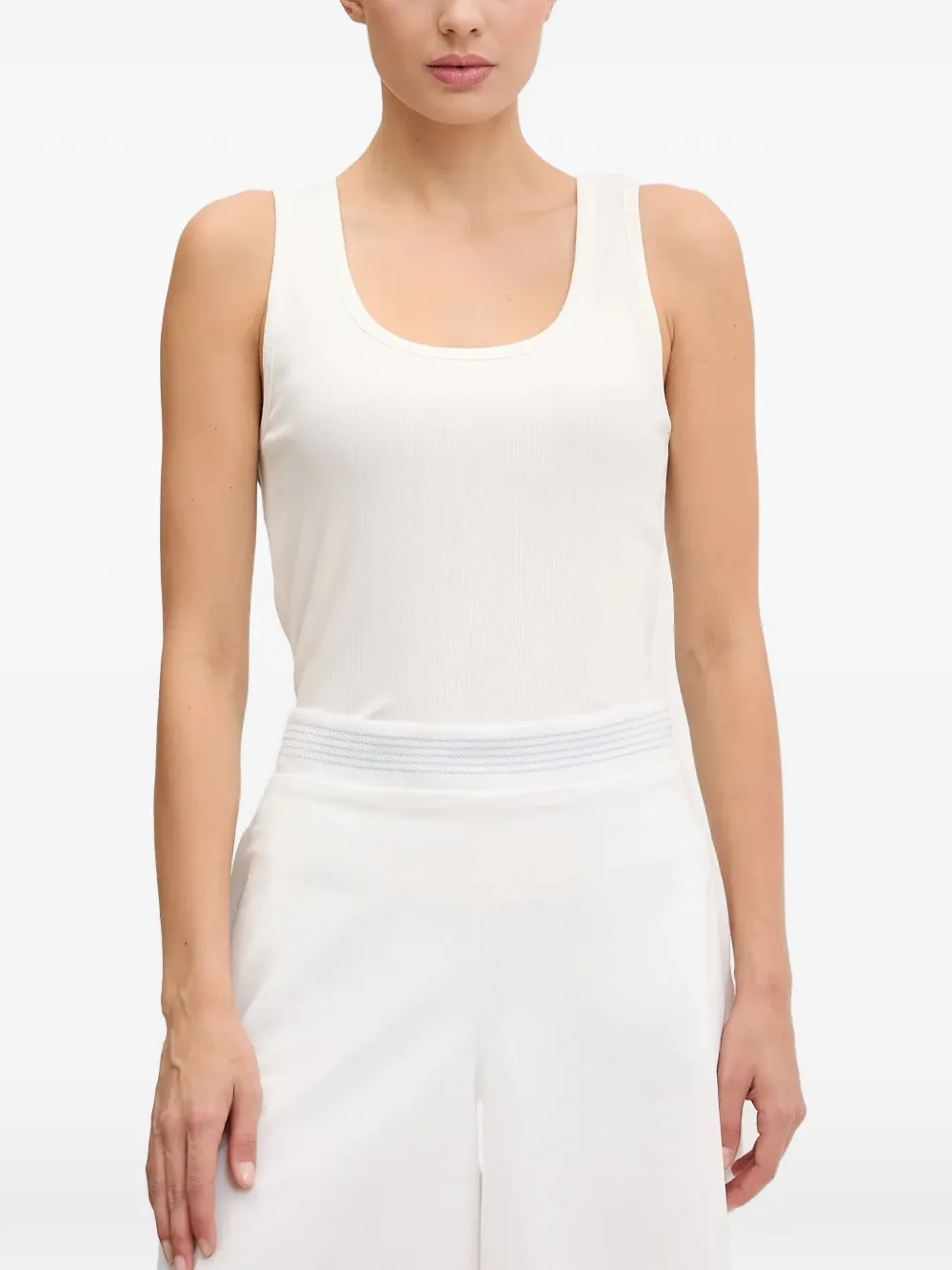 Sportalm ribbed-knit scoop-neck tank top