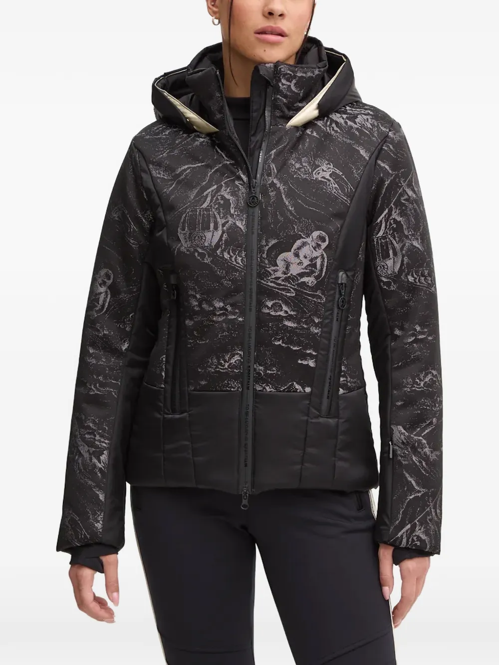 Sportalm graphic-print hooded jacket
