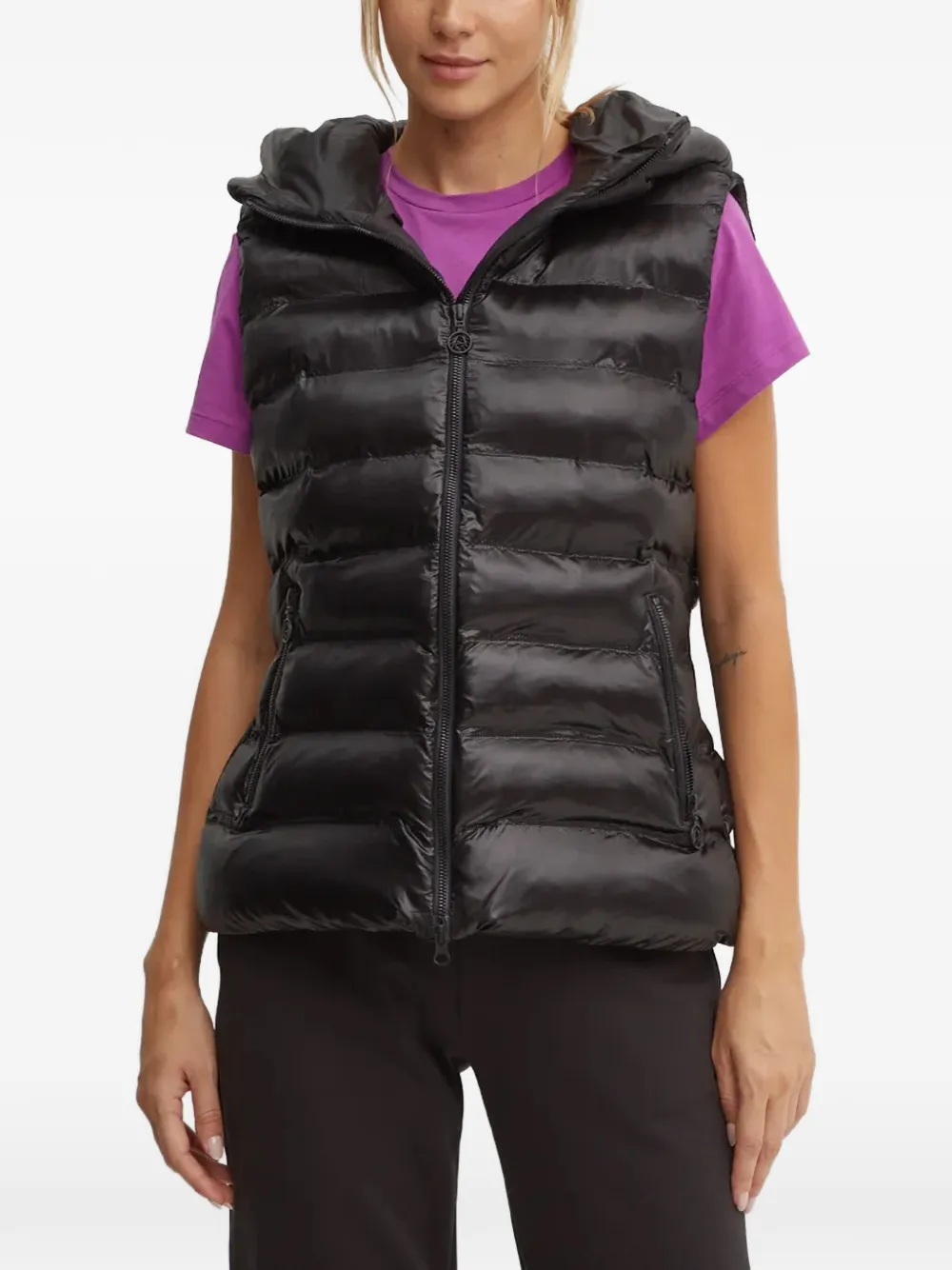 Sportalm quilted hooded gilet - Black
