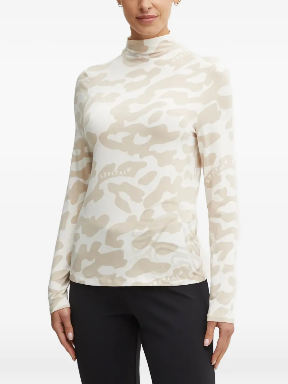 Sportalm abstract-print high-neck top