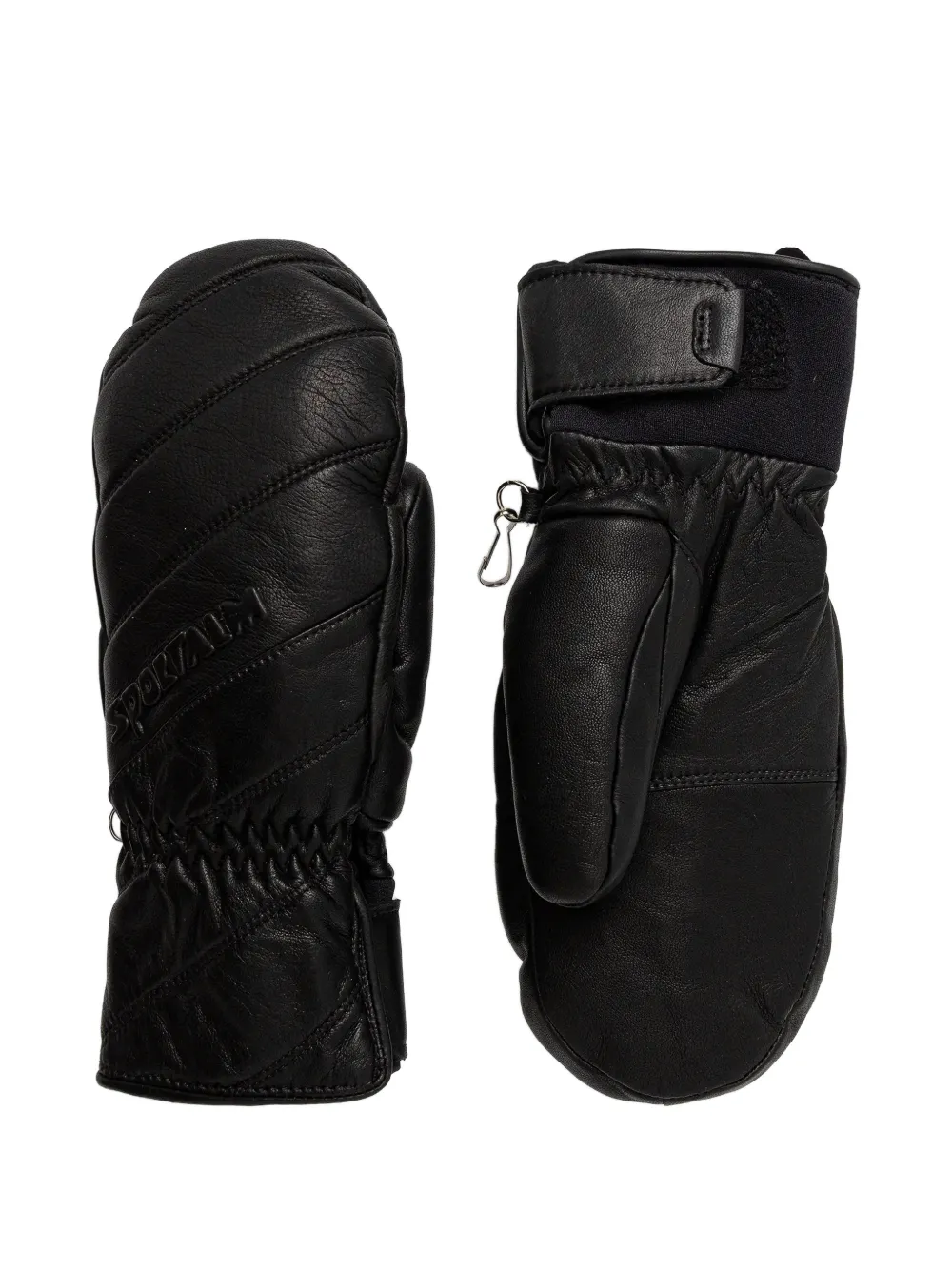 Sportalm quilted leather ski gloves