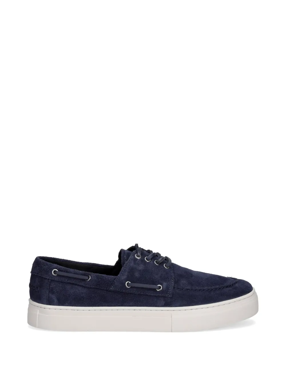 VAGABOND Paul 2.0 suede lace-up boat shoes Blauw