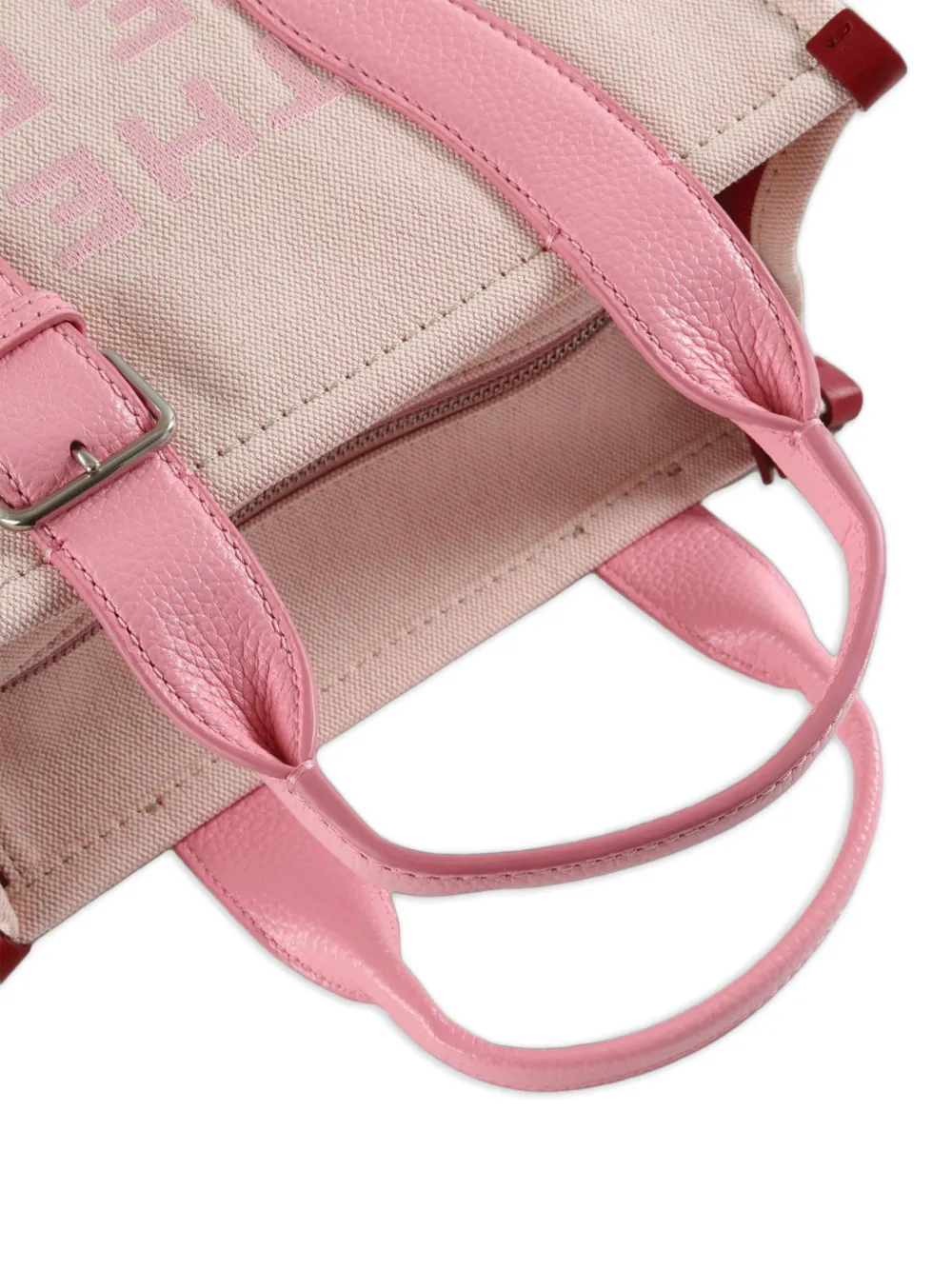 Marc Jacobs Tote Wavy kleine shopper met leren afwerking Roze