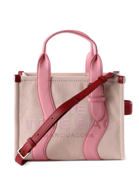 Marc Jacobs small The Wavy leather-trim tote bag
