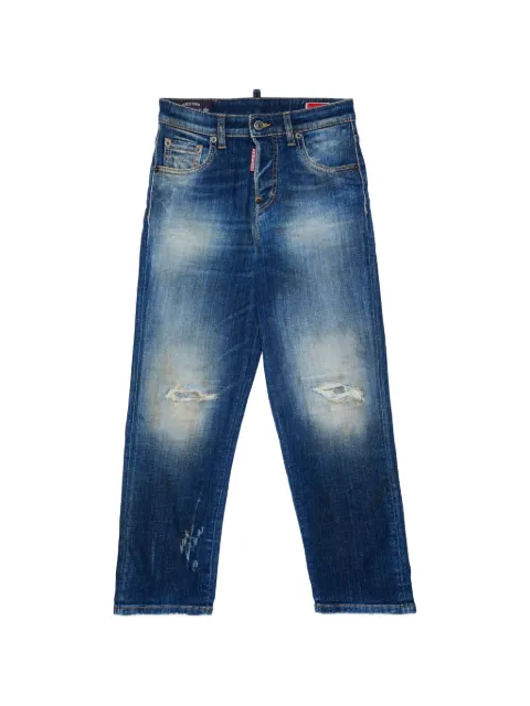 DSQUARED2 KIDS jeans con efecto envejecido