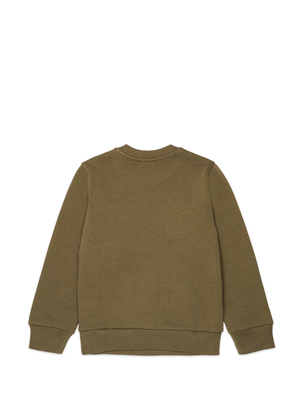 Diesel Kids logo-print sweatshirt Groen