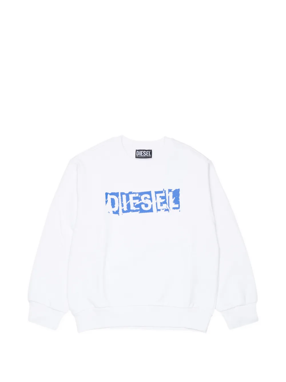 Diesel Kids logo-print sweater - Bianco