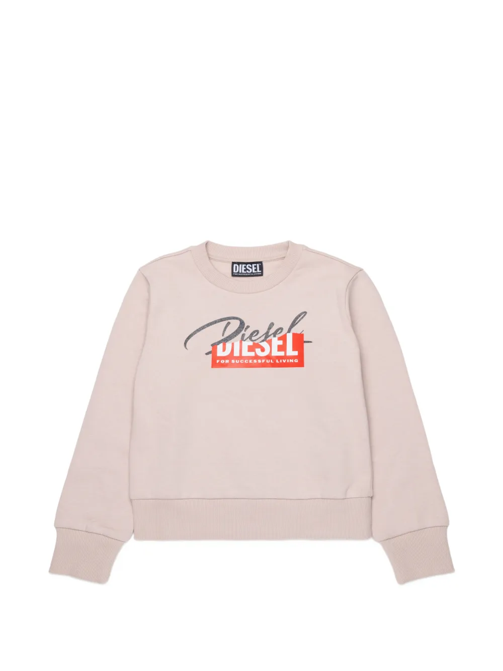 Diesel Kids logo-print sweatshirt - Rosa