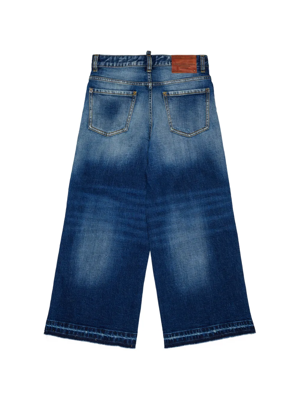 DSQUARED2 KIDS Gerafelde jeans Blauw