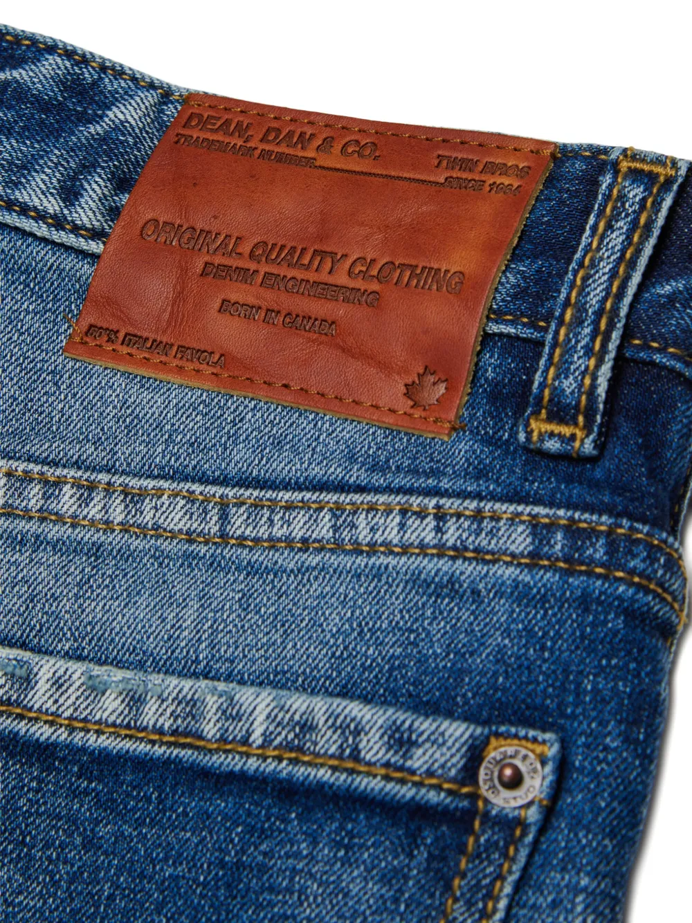 DSQUARED2 KIDS Gerafelde jeans Blauw