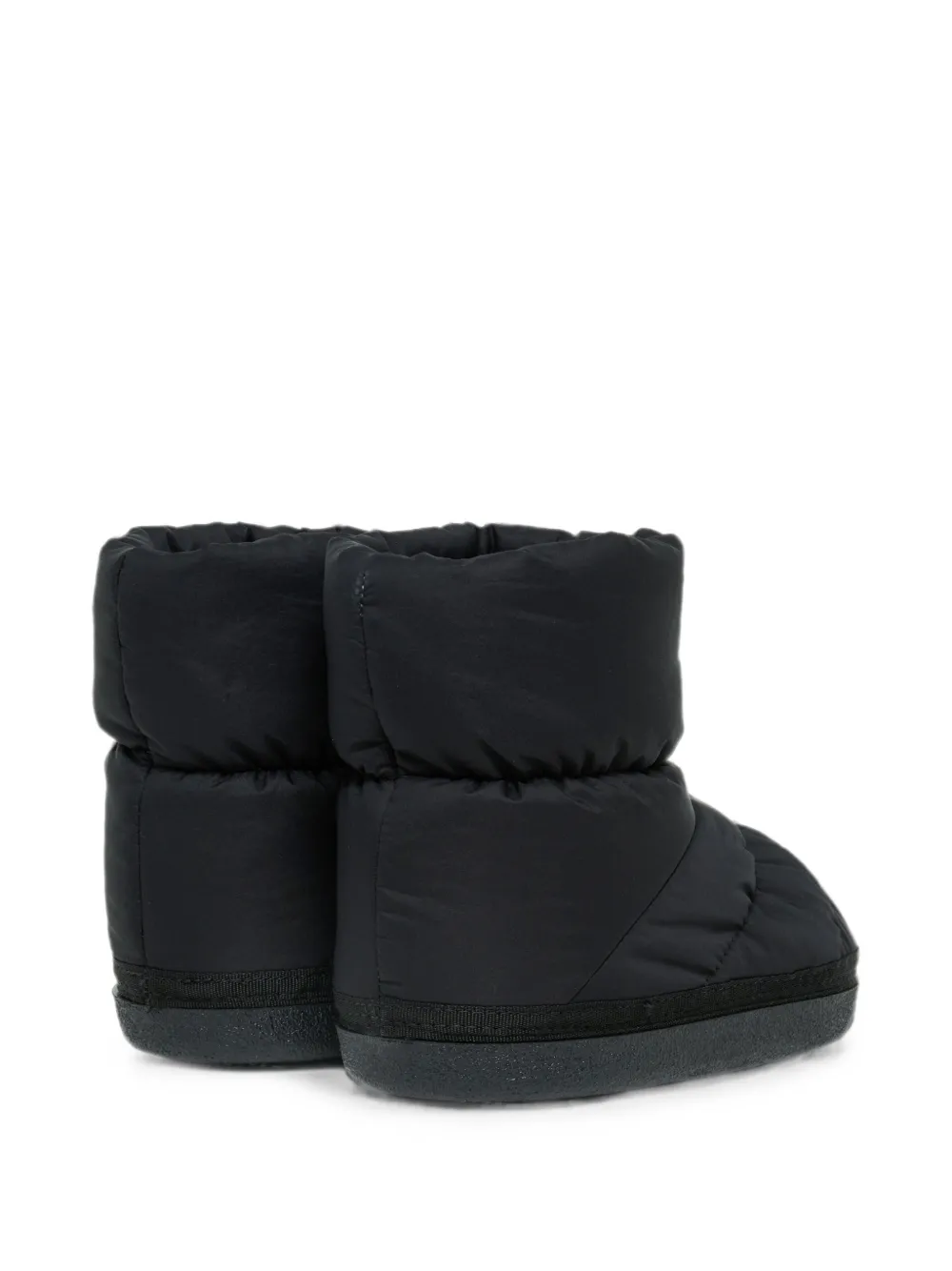 MM6 Maison Margiela Kids Gewatteerde snowboots met logopatch Zwart