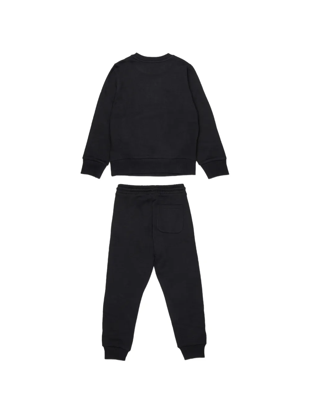 Diesel Kids Trainingspak met logoprint Zwart
