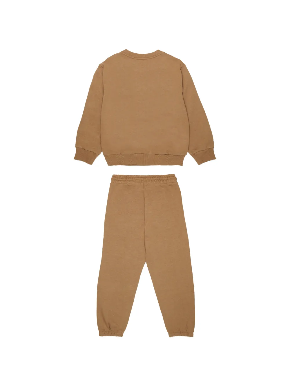 Diesel Kids Trainingspak met logoprint Bruin