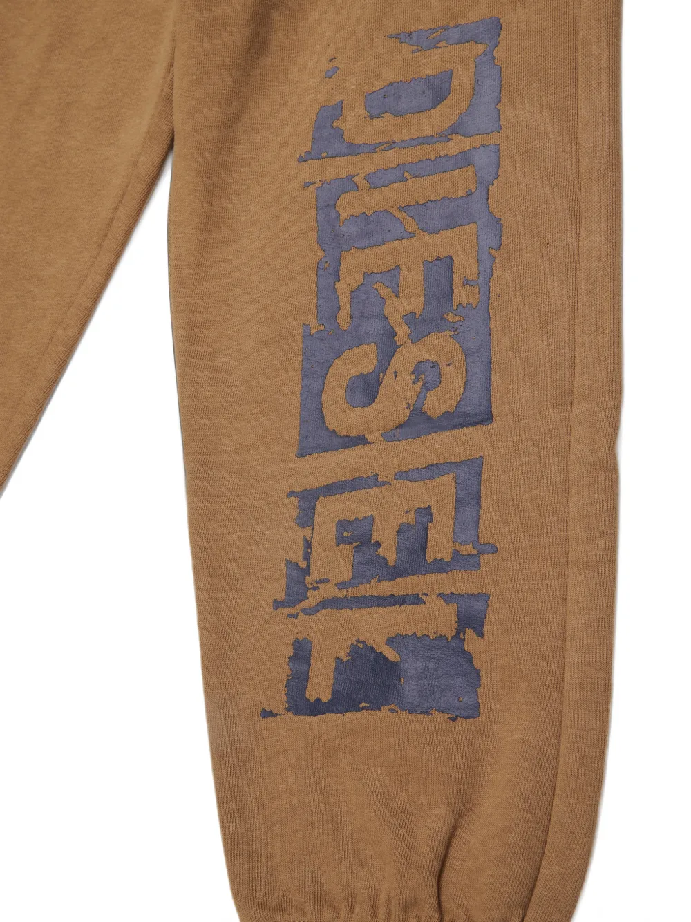 Diesel Kids Trainingspak met logoprint Bruin