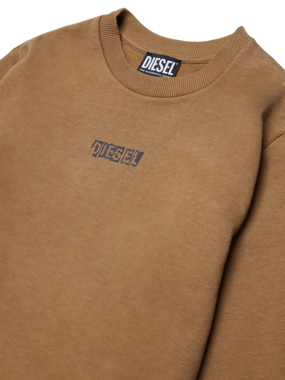 Diesel Kids Trainingspak met logoprint Bruin