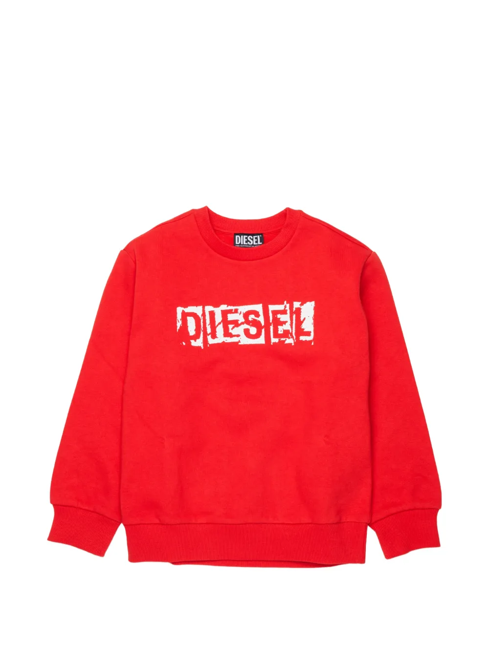Diesel Kids logo-print sweatshirt - Rosso