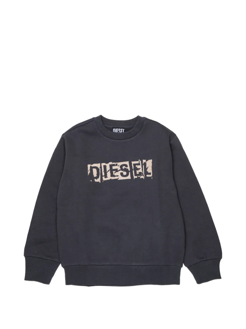 Diesel Kids logo-print sweatshirt - Grigio