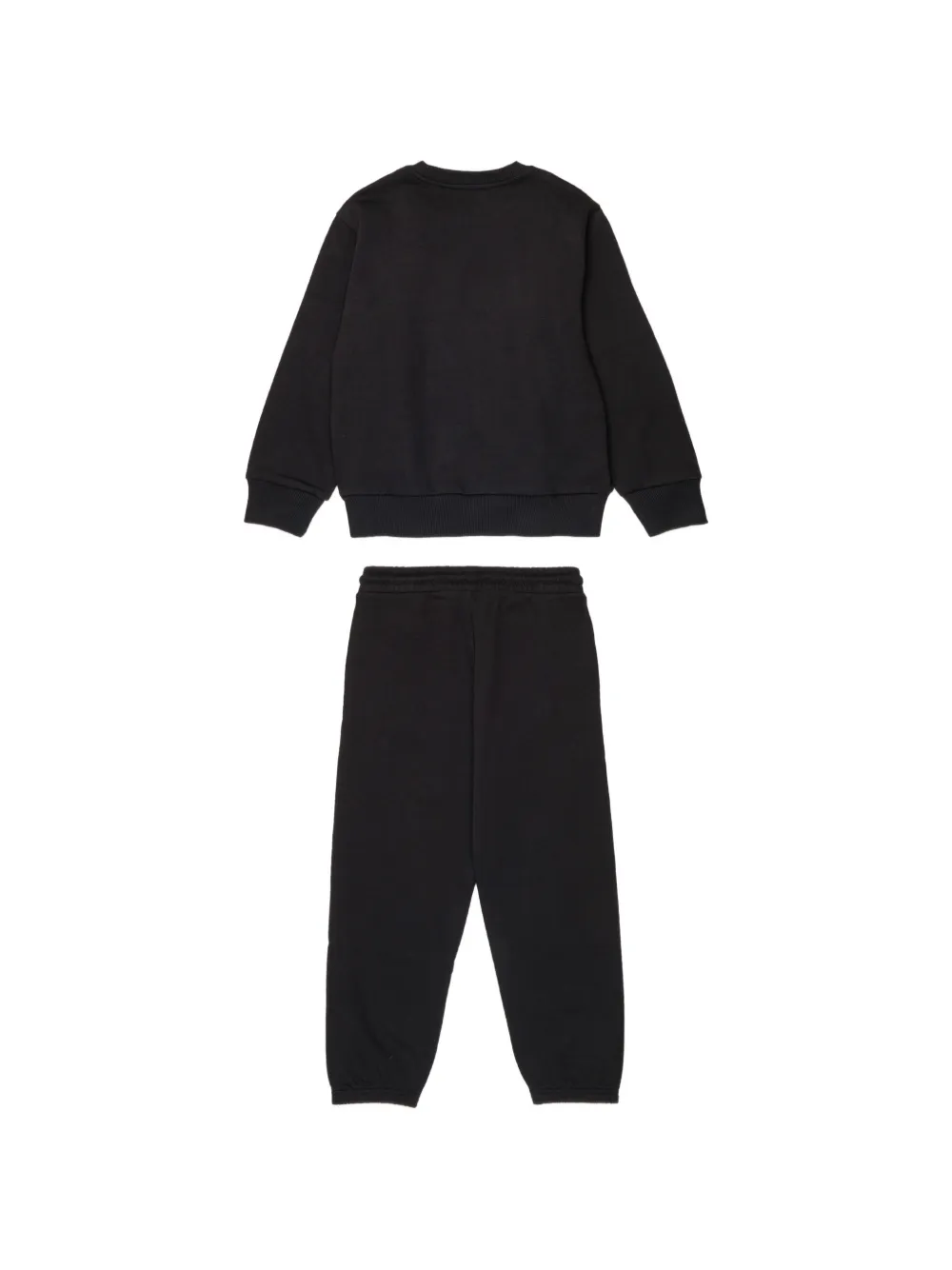 Diesel Kids logo-print tracksuit Zwart