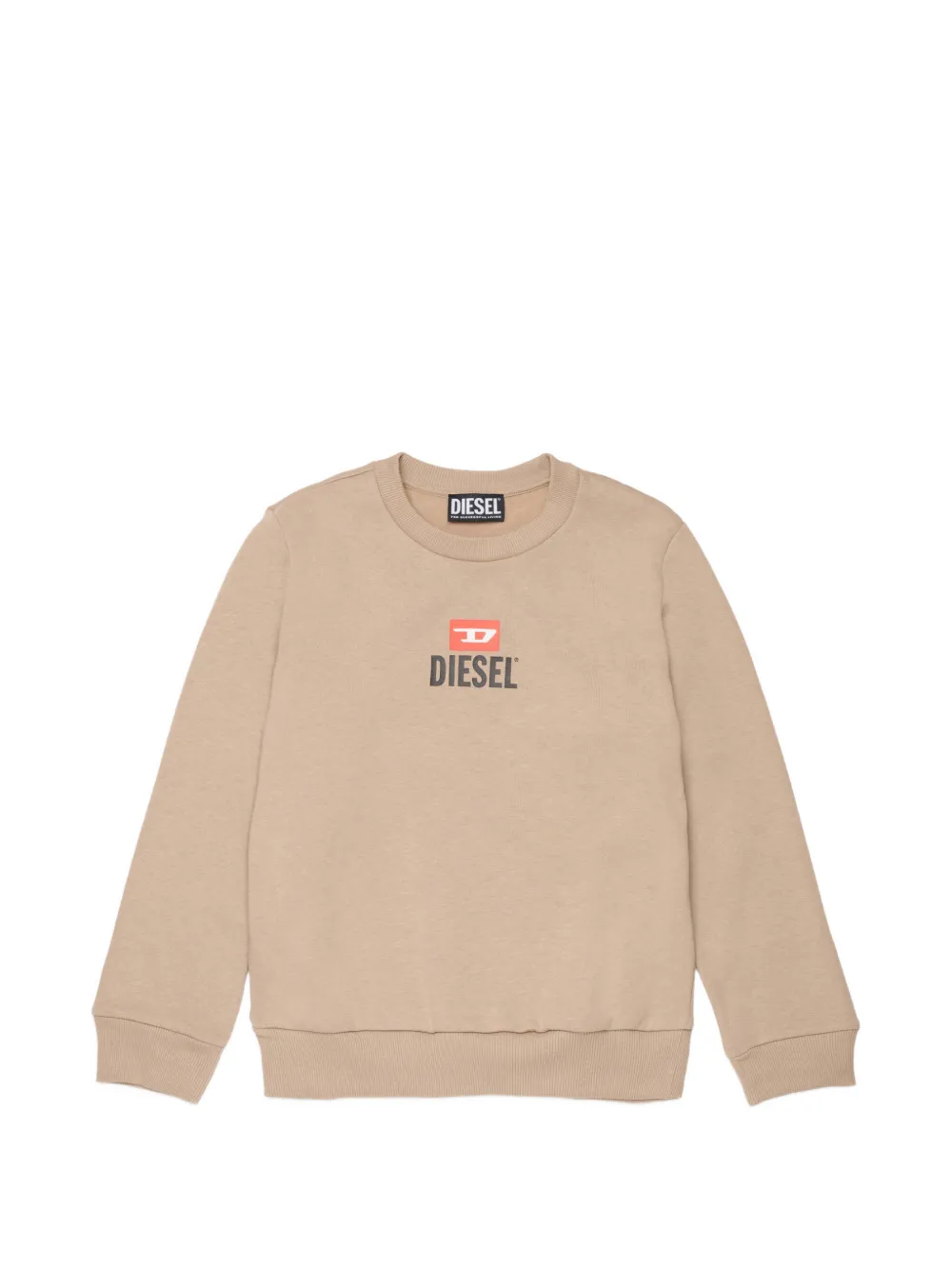 Diesel Kids logo-print sweatshirt Beige