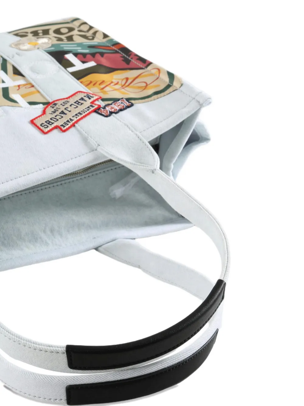 Marc Jacobs The Tote grote shopper verfraaid met patch Grijs