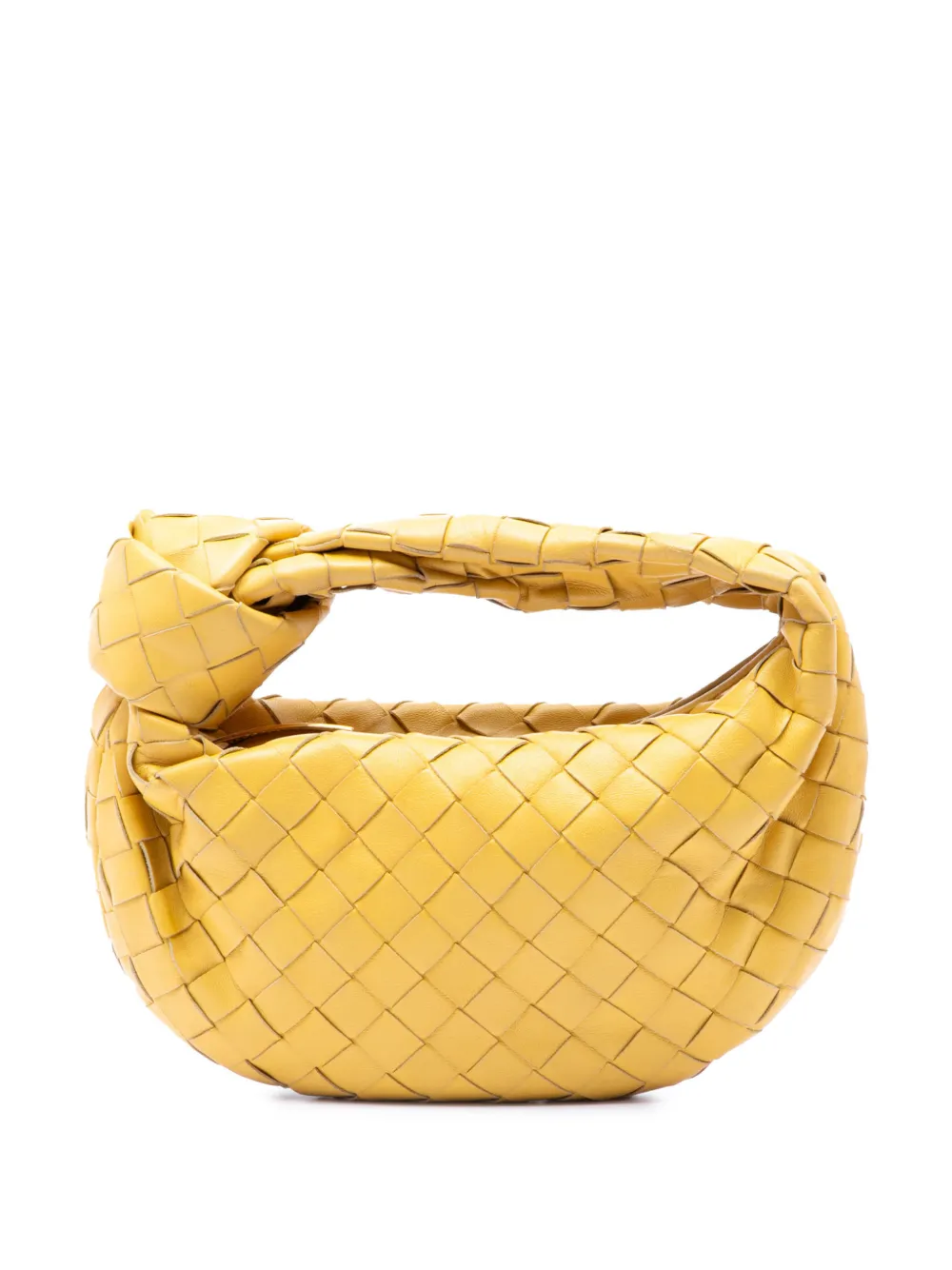 Bottega Veneta Pre-Owned 2012-2026 Mini Nappa Intrecciato Jodie hobo bag - Giallo