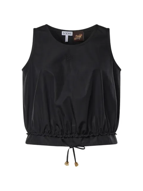 LOEWE Anagram-embroidered drawstring tank top