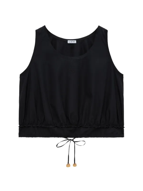 Loewe Top in Cotton in Black