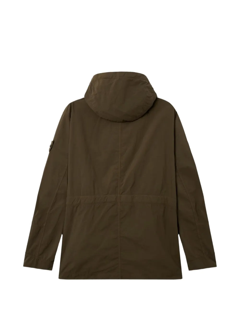 Stone Island Q100024 nylon Smerigliato_S.I. Ghost coat Groen