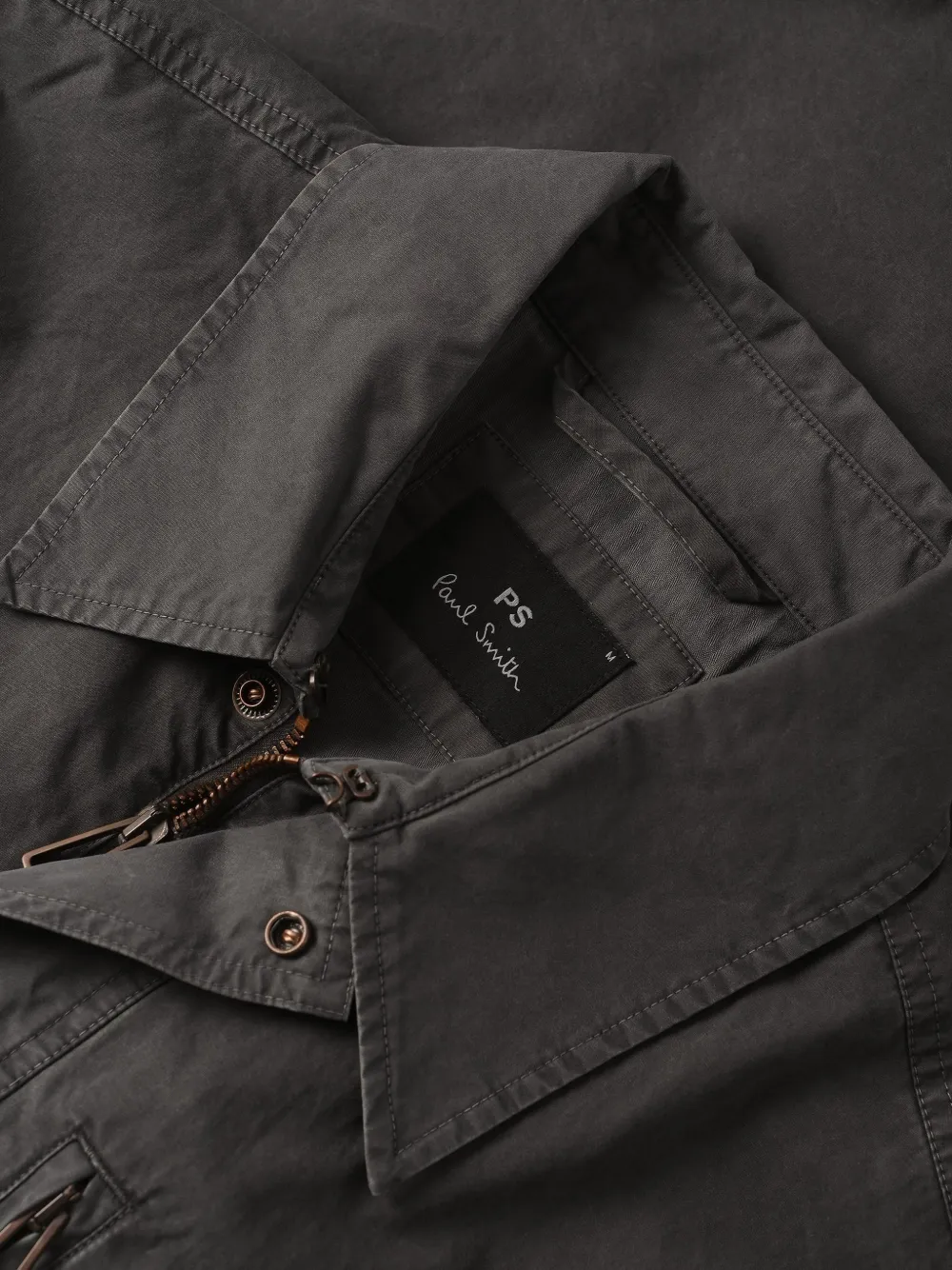 Paul Smith multi-pocket zip-up jacket Grijs