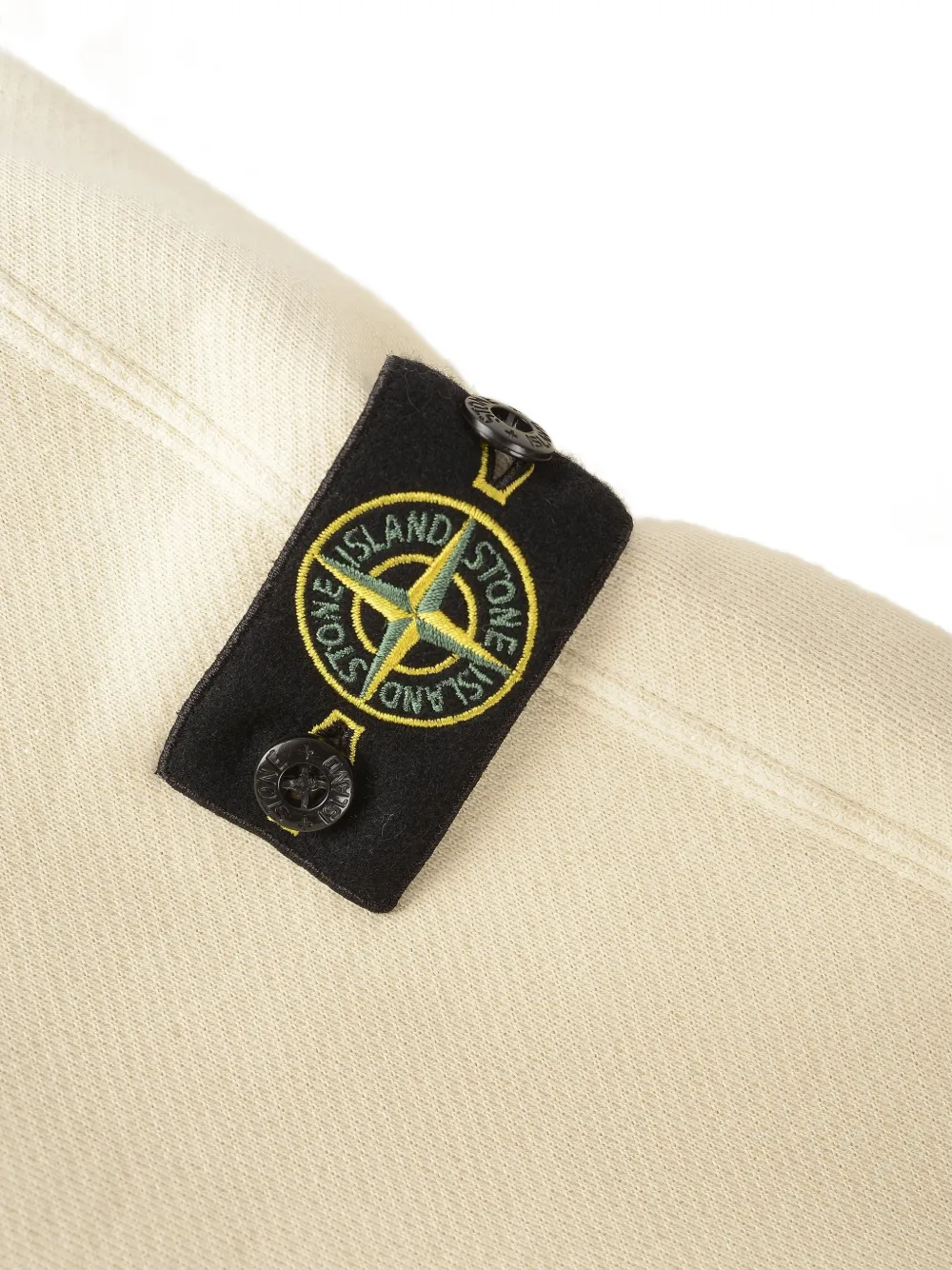 Stone Island Junior Compass-patch track pants Beige