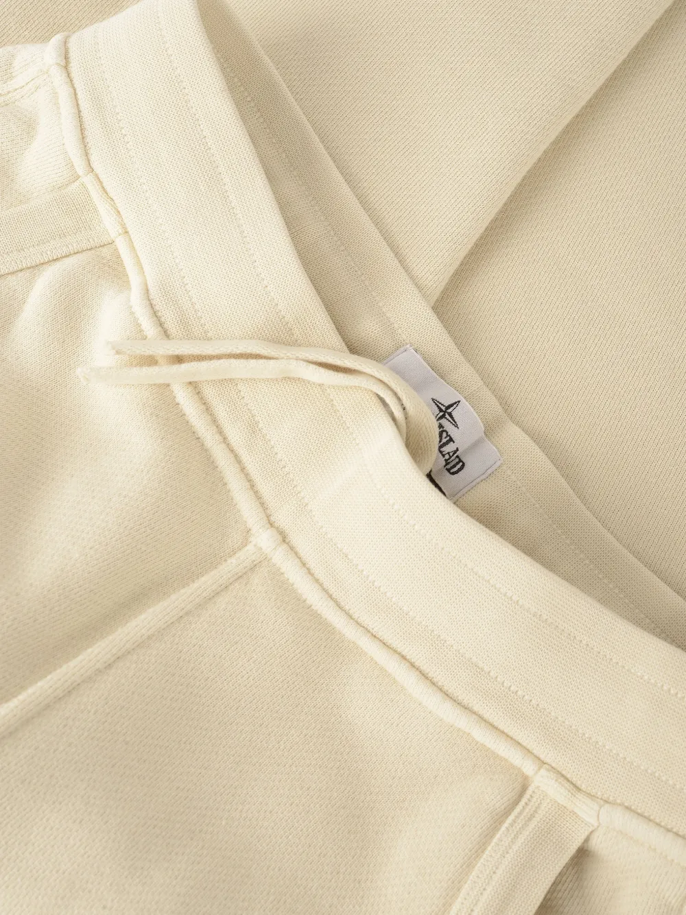 Stone Island Junior Compass-patch track pants Beige
