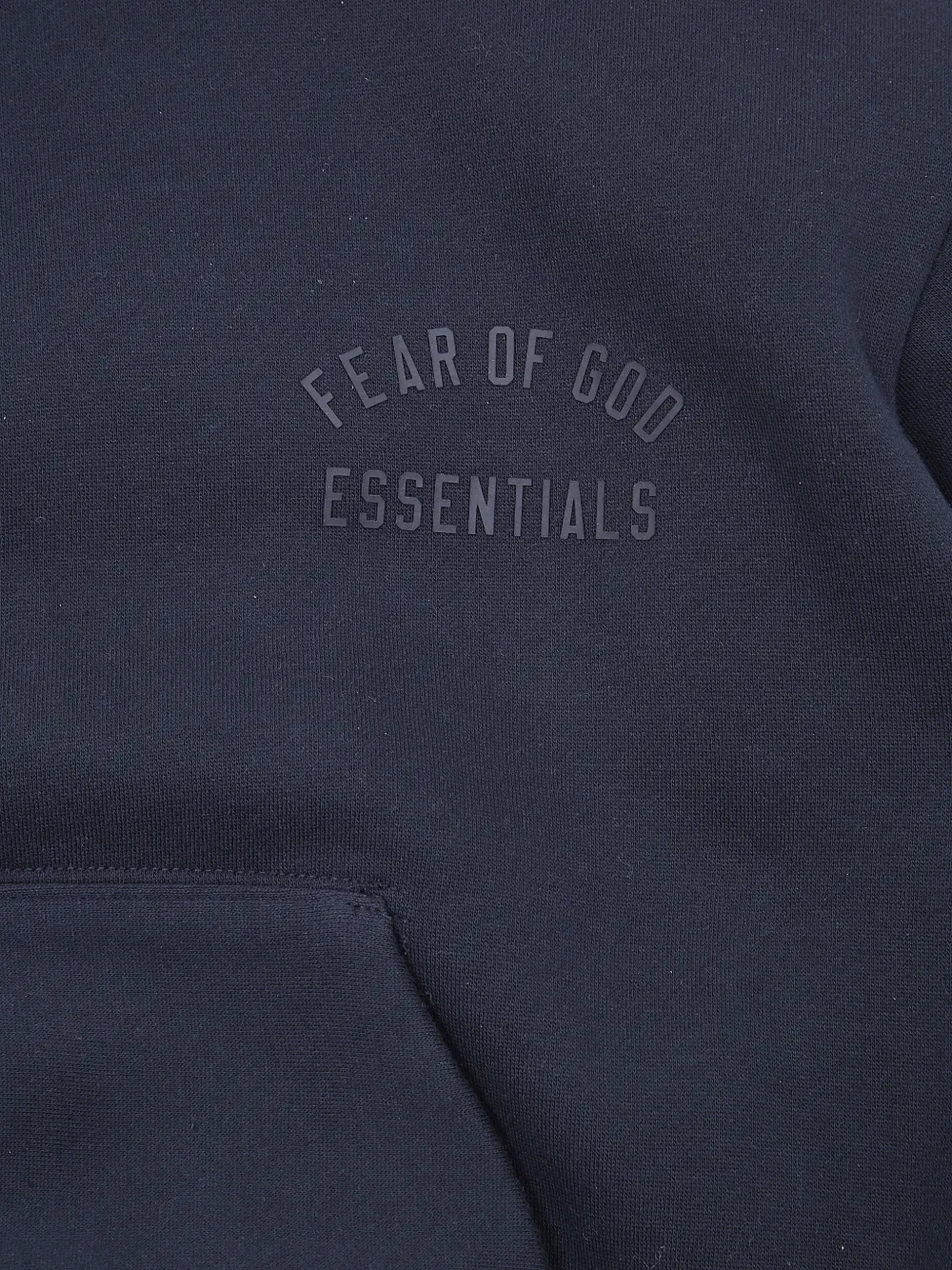 FEAR OF GOD ESSENTIALS KIDS Hoodie met logoprint Zwart